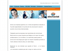 Tablet Screenshot of electrovial.com